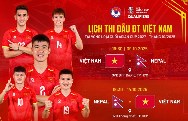 Lịch thi đấu tháng 10 của tuyển Việt Nam tại vòng loại Asian Cup 2027_691effc56c70a.jpeg