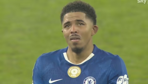 Thua đau Arsenal, Wesley Fofana bật khóc ngay trên sân_69832ea90be8d.jpeg